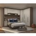 Guarda Roupa Dormitório Modulado Master Casal 1,38 m Canto - Avelã Rústico e Areia - Luciane M04