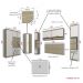 Guarda Roupa Dormitório Modulado Master Casal 1,38 m Canto c/ Painel Giratório p/ TV - Luciane M14