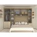 Guarda Roupa Dormitório Modulado Master Casal 1,58 m Queen - Avelã Rústico e Ártico Rústico - Luciane M02