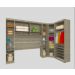 Guarda Roupa Dormitório Modulado Master Casal Queen 1,58 m Canto - Avelã Rústico e Areia - Luciane M05