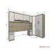 Guarda Roupa Dormitório Modulado Master Casal Queen 1,58 m Canto - Avelã Rústico e Areia - Luciane M05