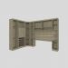 Guarda Roupa Dormitório Modulado Master Casal Queen 1,58 m Canto c/ Painel Giratório p/ TV - Luciane M14