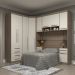Guarda Roupa Dormitório Modulado Master Solteiro Canto - Roupeiro Luciane M02