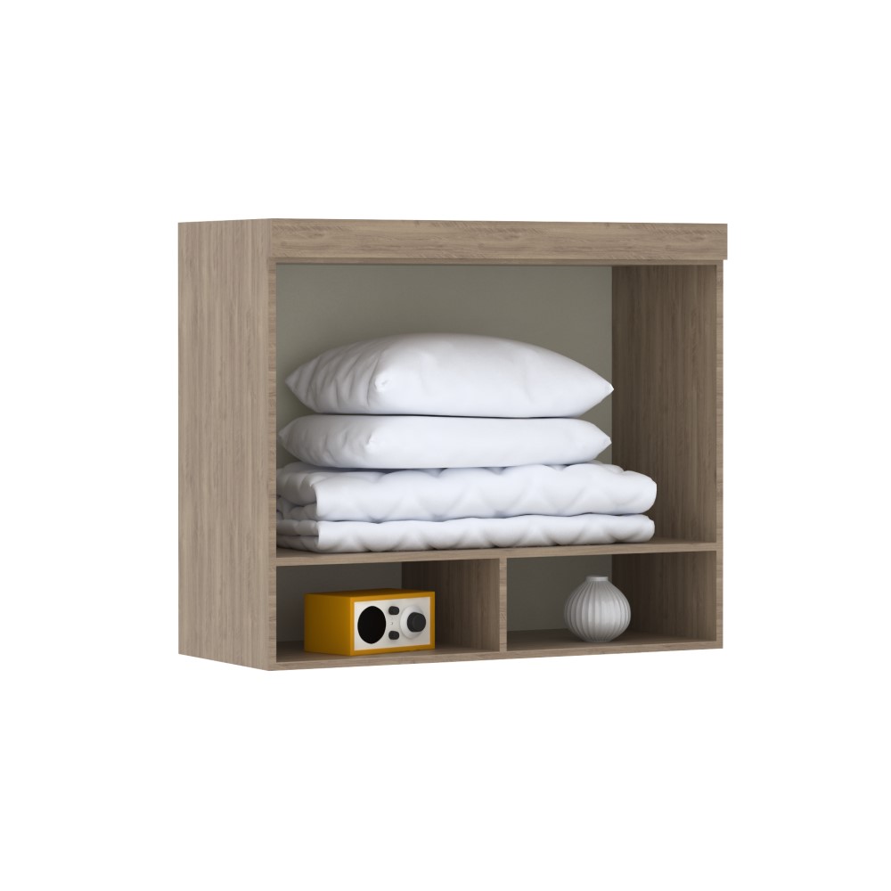 Guarda Roupa Maleiro Aéreo Solteiro Ponte - Módulo Dormitório Master - Guarda Roupas Modulado Luciane