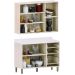 Kit Armário Aéreo e Balcão de Cozinha 120 cm 3 Portas Atenas Cinza Cristal