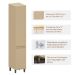 Paneleiro Alto 40 cm 2 Portas 4 Prateleiras Aurora Carvalho