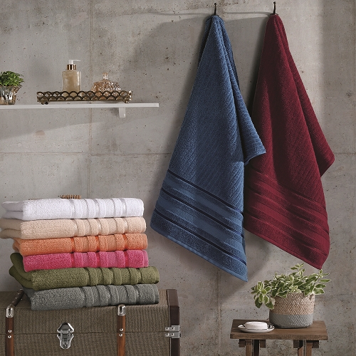 Toalha De Banho Prime Bellagio 70cmX140cm Cinza Titânio - Lufamar