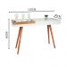 Aparador Decorativo Mila com Bandeja Sobreposta Pés Palito Off White 1,20 M