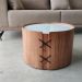 Mesa de Centro Redonda Isis Off White 50 CM