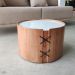 Mesa de Centro Redonda Isis Off White 60 Cm