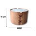 Mesa de Centro Redonda Isis Off White 60 Cm