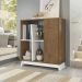 Aparador Buffet Sala Monet 1 Porta com Prateleiras Madero Canela/Off White
