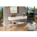 Aparador Valência C/ Prateleira Para Itens E Decoração Off White/ Freijó