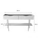 Aparador Valência C/ Prateleira Para Itens E Decoração Off White/ Freijó