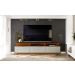 Bancada Marrocos Com 3 Portas Suporte Para Tvs Até 75" - Jequitiba/Off White Perolizado