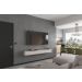 Bancada Suspensa Bali 1.9 Suporte P/ Decoração E Eletrônicos Com Gaveteiro - Off White Perolizado