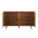 Buffet Marsala Suporte P/ Decoração 4 Portas C/ Prateleira Divisória - Jequitiba