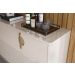 Buffet Siena Suporte P/ Decoração 4 Portas C/ Prateleira Divisória - Off White