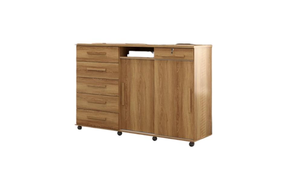 Cômoda Max 2020 2 Portas C/ Gaveteiro Suporte P/ Cabide Calçados E Maquiagem - Freijo