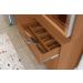 Cozinha Dakota 6 Portas 1 Gaveteiro C/ Espaço Para Microondas E Vinhos - Jequitiba