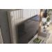Home Cross Frisado Painel P/ Tvs Até 55'' C/ 4 Portas E Prateleiras P/ Decoração - Off White Perolizado/Jequitiba
