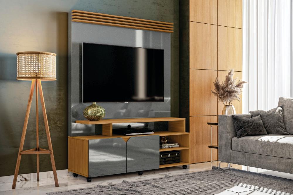 Home com Nichos Liberdade Cinza Perolizado Tauari