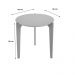 Mesa Lateral Florida 60Cm Suporte Decoração E Utilidades - Verde Floresta/Freijo