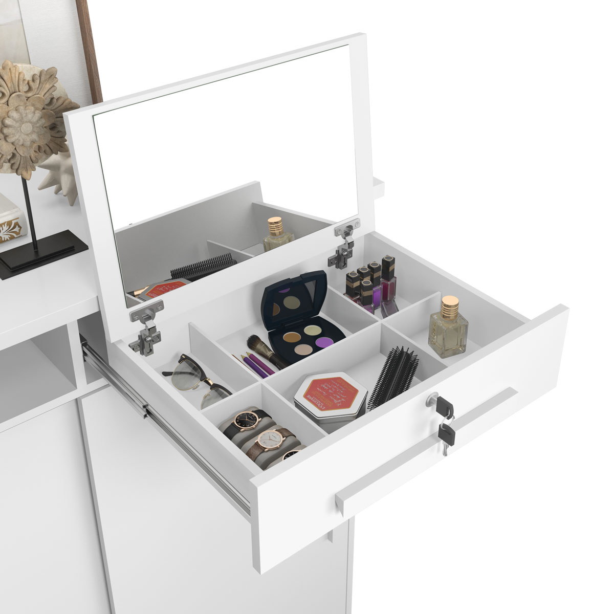 Cômoda Max 2020 Branco - Lukaliam Móveis
