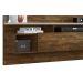 Painel para TV Intense Canela com Off White - Lukaliam Móveis