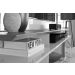 Painel para TV Intense Canela com Off White - Lukaliam Móveis