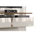 Painel para TV Intense Off White com Damasco - Lukaliam Móveis