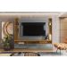Painel Home Vigo 2024 P/ Tvs Até 70" 3 Portas E Prateleiras P/ Itens  - Jequitiba/Cinza Perolizado