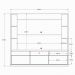 Painel Home Vigo 2024 P/ Tvs Até 70" 3 Portas E Prateleiras P/ Itens  - Jequitiba/Off White Perolizado