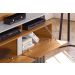 Painel Intense P/ Tvs Até 55''  C/ Gaveteiros E Prateleiras Suporte Para Itens - Jequitiba/Off White Perolizado