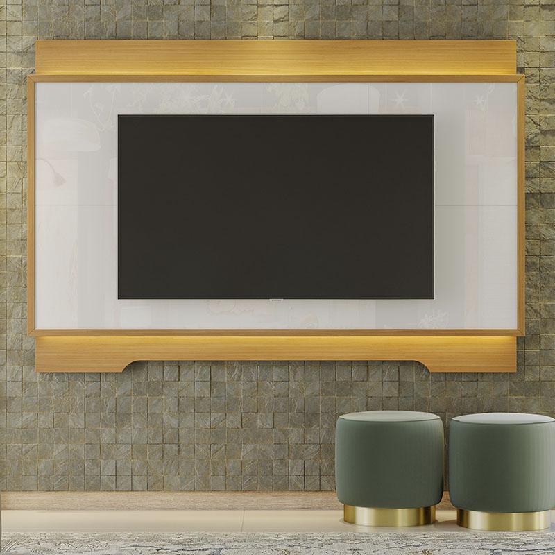 Painel Sala Michigan para TV até 70 Polegadas Tauari/Off White