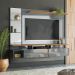 Painel para Tv de até 55" 2 Portas Illume Cinza Perolizado/Tauari Toque BP