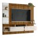 Painel para Tv de até 55" 2 Portas Illume Freijó Ripado/Off White Perolizado