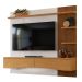 Painel para Tv de até 65" 2 Gavetas Elise Off White Perolizado/Tauari Ripado