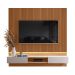 Painel para Tv de até 70" 2 Gavetas Pietra Jequitibá Ripado 3D/Off White