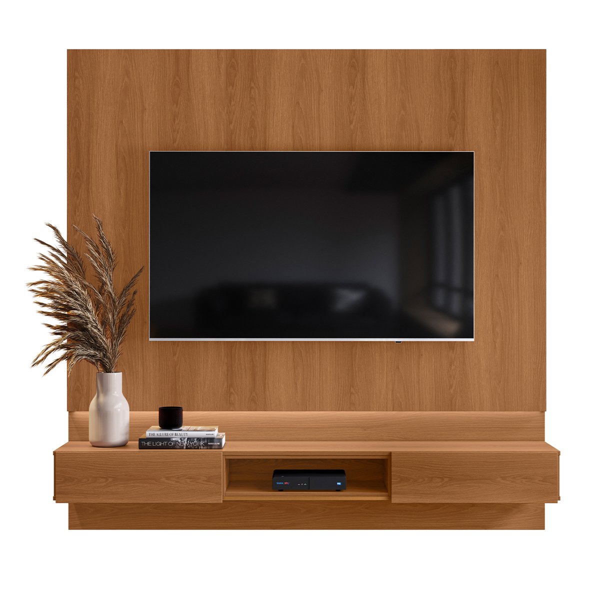Painel para Tv de até 70" 2 Gavetas Pietra Jequitiba