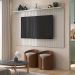 Painel para Tv de até 75" com 1 Prateleira Dalva Jequitiba/Off White