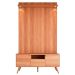 Rack Bancada 1 Porta 2 Gavetas e Painel para Tv de até 55" Rivire 1.3 Jequitiba