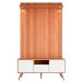 Rack Bancada 1 Porta 2 Gavetas e Painel para Tv de até 55" Rivire 1.3 Jequitiba/Off White