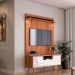 Rack Bancada 1 Porta 2 Gavetas e Painel para Tv de até 55" Rivire 1.3 Jequitiba/Off White