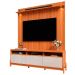 Rack Bancada com Painel 1 Porta 2 Gavetas para Tv de até 75" Viron Jequitiba/Off White