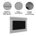 Rack Bancada com Painel para Tv de até 70" Dalvi Off White/Jequitiba