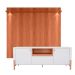 Rack Bancada com Painel para Tv de até 70" com Led Dalua Jequitiba/Off White