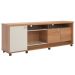 Rack Bancada com Painel para Tv de até 70" em 100% MDF Lena Jequitiba/Off White