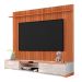 Rack Bancada com Painel para Tv de até 70" em MDF Euro Off White/Jequitiba