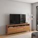 Rack Bancada com Painel para Tv de até 70" em MDF França Jequitiba